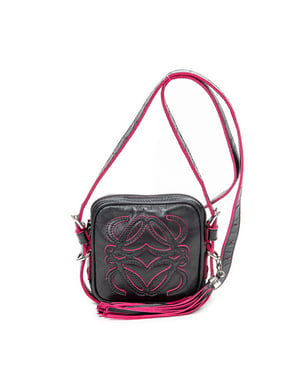 Mini Anagram Tassel Crossbody Schoudertas