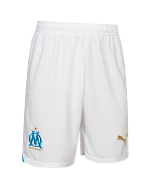 Puma Olympique de Marseille Mens White Football Shorts