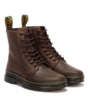 Shop Voor Dr. Martens Combs Crazy Horse Heren Bruine Laarzen