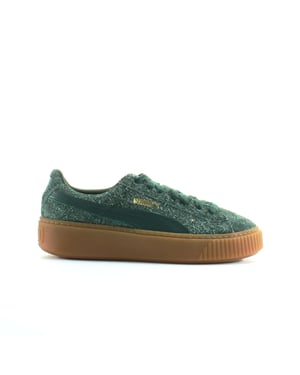 Puma Platform Elemental Womens Green Trainers