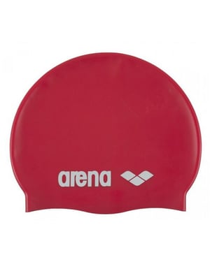 Arena Childrens/Kids Classic Silicone Swim Cap (Red)
