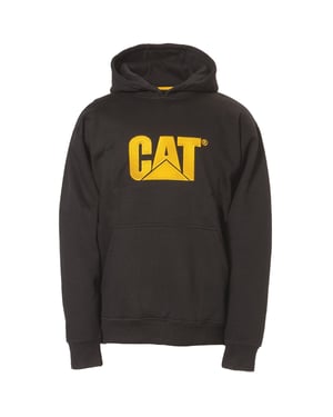 Caterpillar Handelsmerk Katoenen Zwarte Heren Hoodie