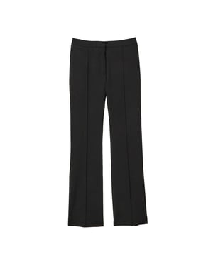Lacoste Dames/Dames Hoge Taille Uitlopende Broek (Zwart)