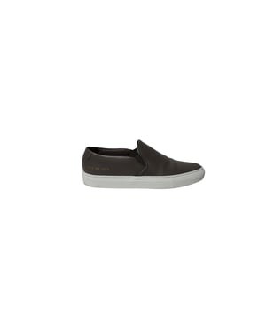 Common Projects Tournament Slip-On Sneakers i grått läder
