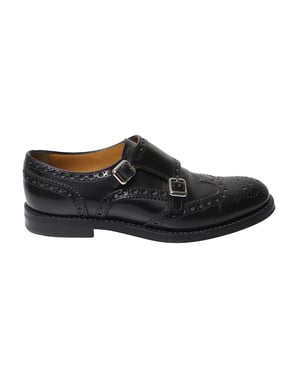 Church's Burwood Brogues med nitar i svart läder