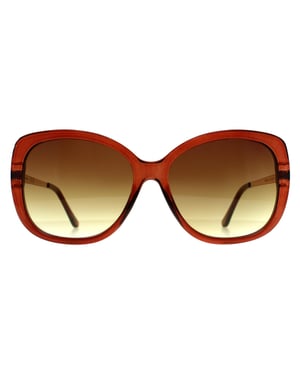 Calvin Klein Butterfly Womens Transparent Brown Brown Gradient CK22548S