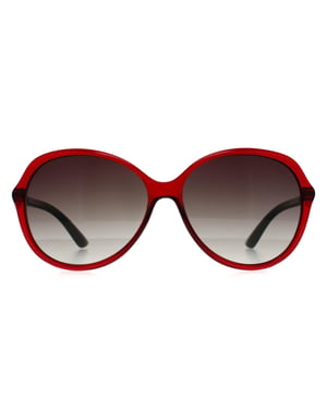 Seksy Oval Womens Transparent Burgundy Smoke Gradient N2809