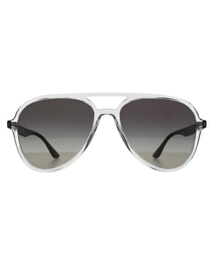 Ray-Ban RB4376 647711 gepolijst transparant grijs gradiÃ«nt zonnebril