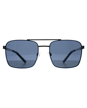 Prive Revaux Future gunmetal blauwe zonnebril