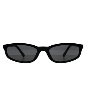 Miu Miu MUA06S 16K08Z zwarte donkergrijze zonnebril
