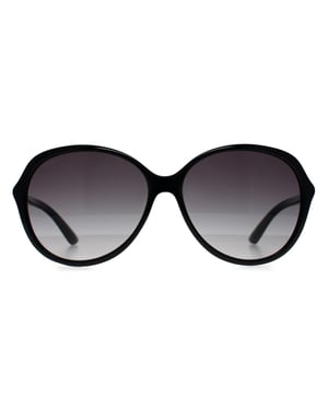 Seksy Oval Womens Polished Black Smoke Gradient N2809