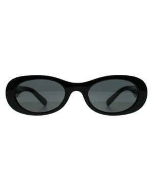 Miu Miu MU06ZS 1AB5S0 zwarte donkergrijze zonnebril