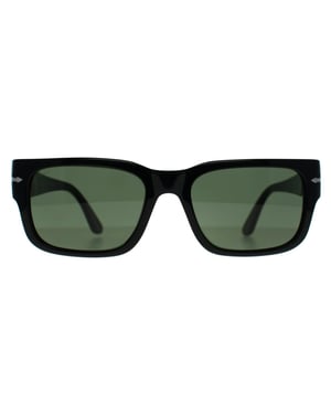 Persol Rectangle Mens Black Green PO3315S