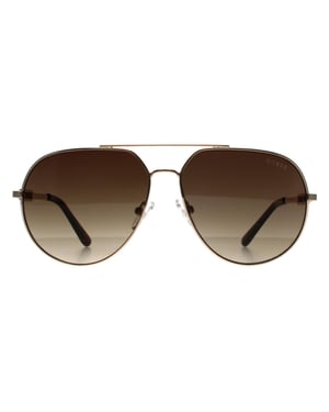 Guess Aviator Womens Gold Brown GF6195