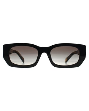 Prada PRB05S 3890A7 zwart & havana grijs gradiënt zonnebril