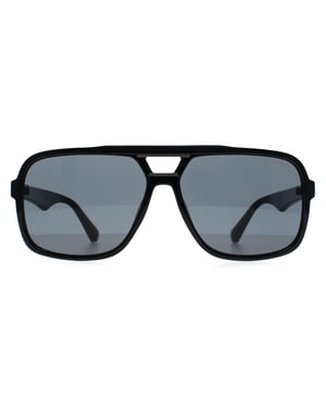 Guess GF5125 01A glanzend zwart blauw grijs zonnebril