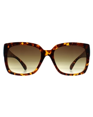 Calvin Klein CK22549S 240 glanzende zonnebril havana bruin met kleurverloop