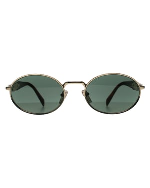 Prada PR65ZS ZVN70L lichtgouden donkergroene zonnebril