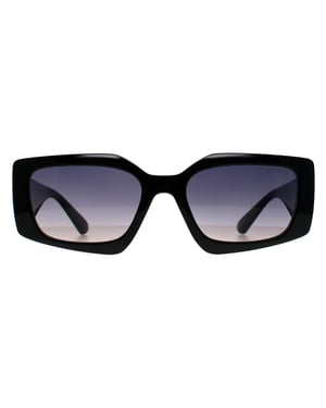 Guess GF6200 01B glanzende zwartpaarse zonnebril met kleurverloop