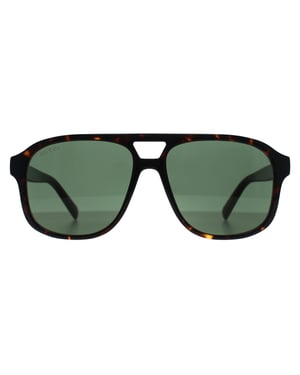 Gucci Aviator Mens Dark Havana Green GG1856S