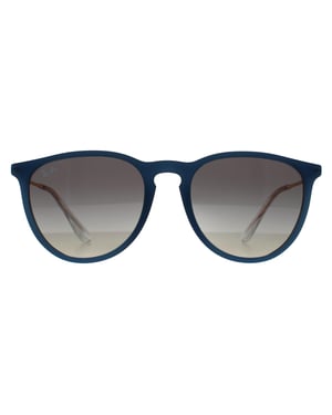 Ray-Ban RB4171 Erika 681311 gepolijst rubber blauw gradiÃ«nt grijs zonnebril