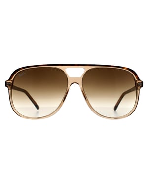 Ray-Ban Bill RB2198 129251 gepolijst havana op transparant bruin lichtbruin gradiÃ«nt zonnebril