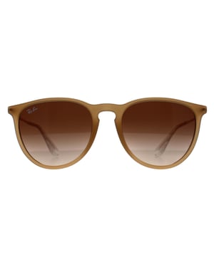 Ray-Ban RB4171 Erika 681413 gepolijst rubber beige gradiÃ«nt bruin zonnebril