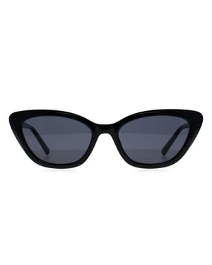 Guess GF6197 01A glanzend zwart grijze zonnebril