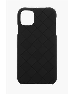 Intreccio Läderfodral till iPhone 11 i Svart