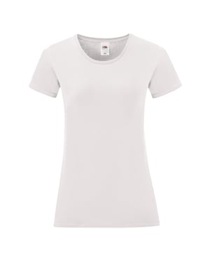 Fruit Of The Vrouwen / Dames Iconische T-Shirt (Wit)