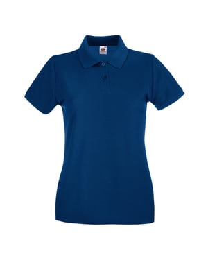 Fruit of the Loom Dames/Dames Premium Piqué Katoen Polo Shirt (Marine)