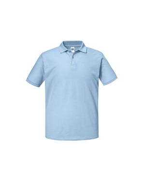 Russell Heren Authentiek Piqué Poloshirt (Hemelsblauw)