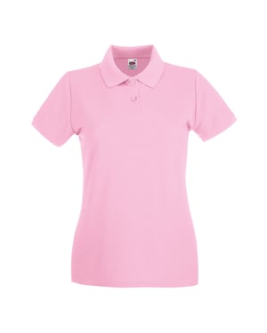 Fruit of the Loom Dames/Dames Premium Piqué Katoen Polo Shirt (Lichtroze)