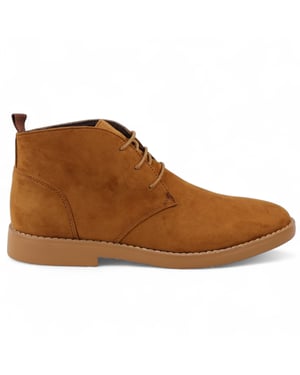 Heren bruine premium woestijn suède chukka boots