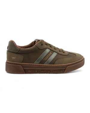 Mustang Dames Olijfgroene Street Platform Sneakers Schoenen