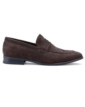 Herr Bruna Mocka Mockasin Loafers Eleganta Slip-On Skor
