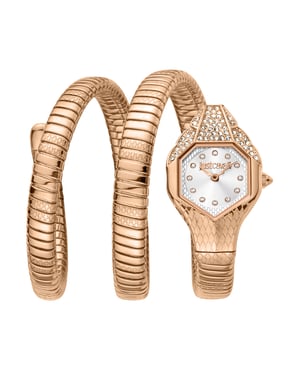 Just Cavalli Women's Snake 316L Stainless Steel Watch
