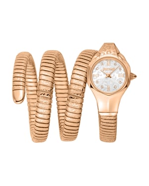 Just Cavalli Women's Snake 316L Stainless Steel Watch