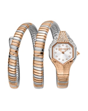 Just Cavalli Women's Snake 316L Stainless Steel Watch