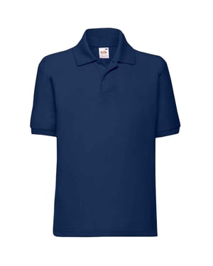 Fruit of the Loom Kinder/Kinder 65/35 Effen Piqué Poloshirt (Marine)