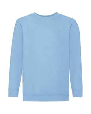 Fruit of the Loom Kids / Kinderen Klassieke Drop Schouder Sweatshirt (Hemelsblauw)