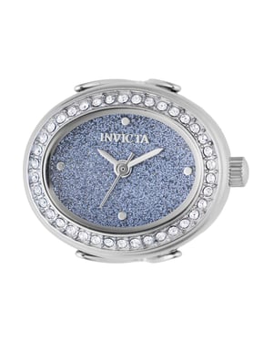Invicta Mini 49596 Dames Horloge - Quartz Uurwerk - Roestvrij Staal met blauwe Wijzerplaat - 24mm