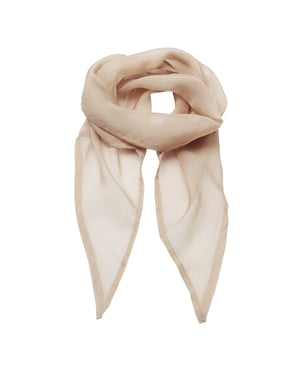 Premier Ladies/Womens Work Chiffon Formal Scarf (Natural)