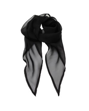 Premier Dames/vrouwenwerk Chiffon Formele Sjaal (Zwart)