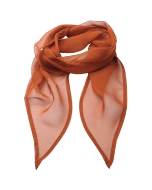 Premier Ladies/Womens Work Chiffon Formal Scarf (Chestnut)