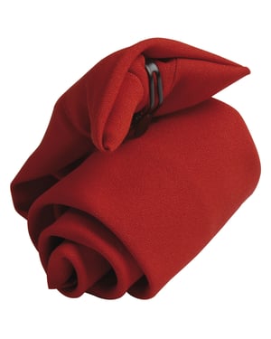 Premier Stropdas - Heren Effen Werkkleding Clip Op Stropdas (Rood)
