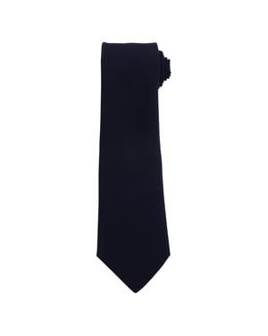 Premier Effen polyester stropdas (Marine)