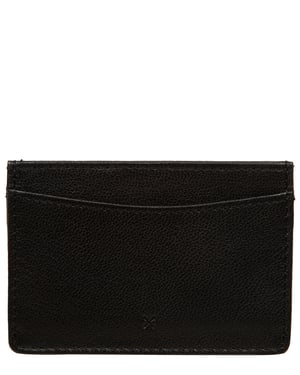'Annalisa' Black Leather Card Holder