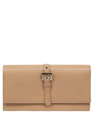'Flavia' Latte Leather Purse