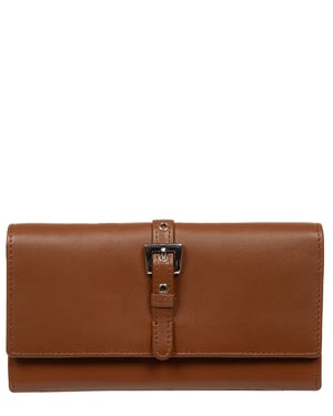 'Flavia' Tan Leather Purse